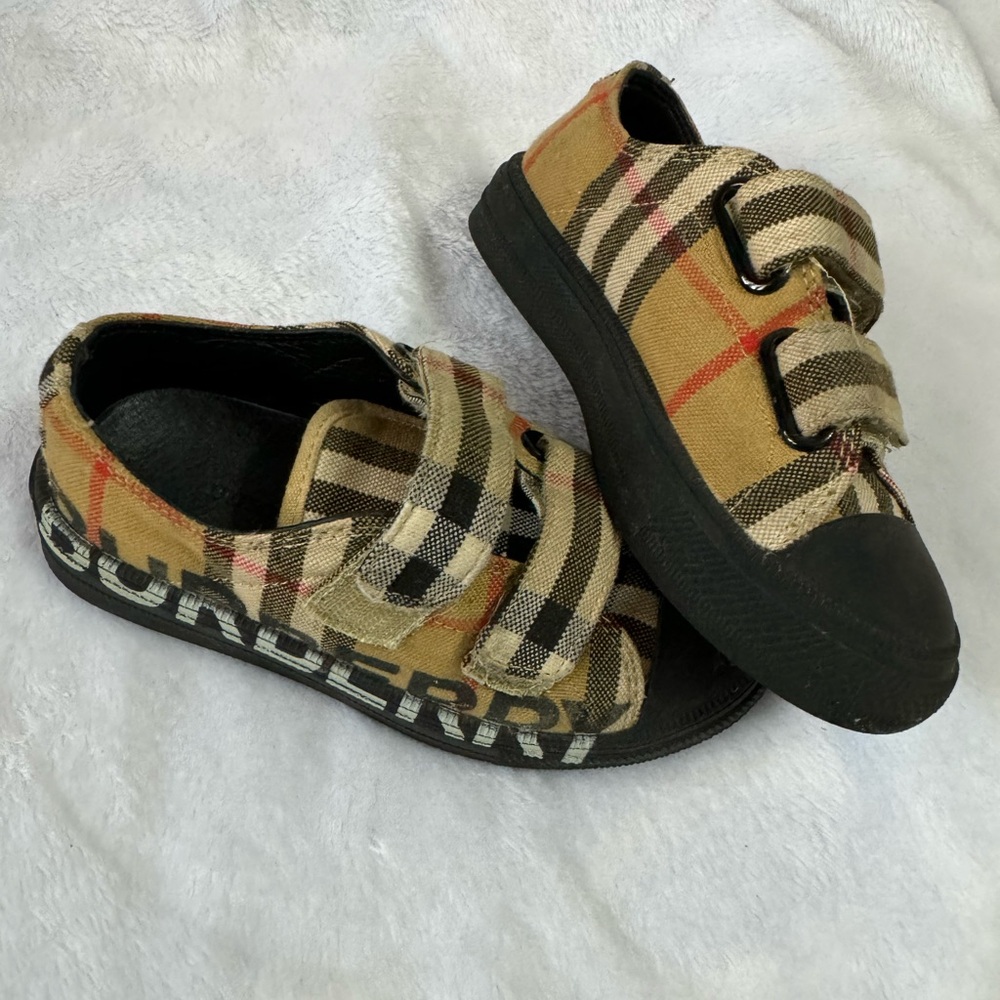 Burberry Kids Velcro Shoe